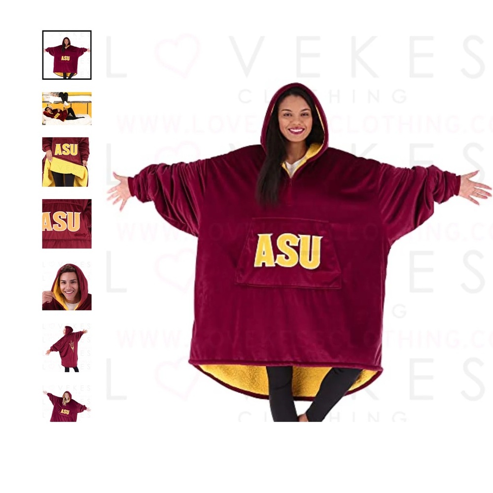 ASU Maroon and Gold Varsity Jacket